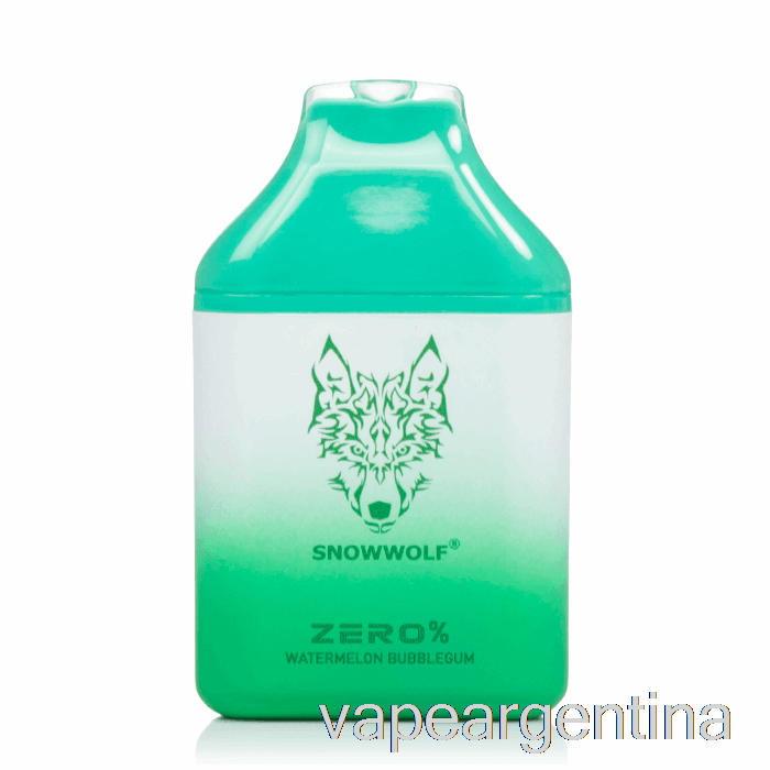Snowwolf Zero 5500 0% Sin Nicotina Desechable Sandía Chicle Vape Argentina
